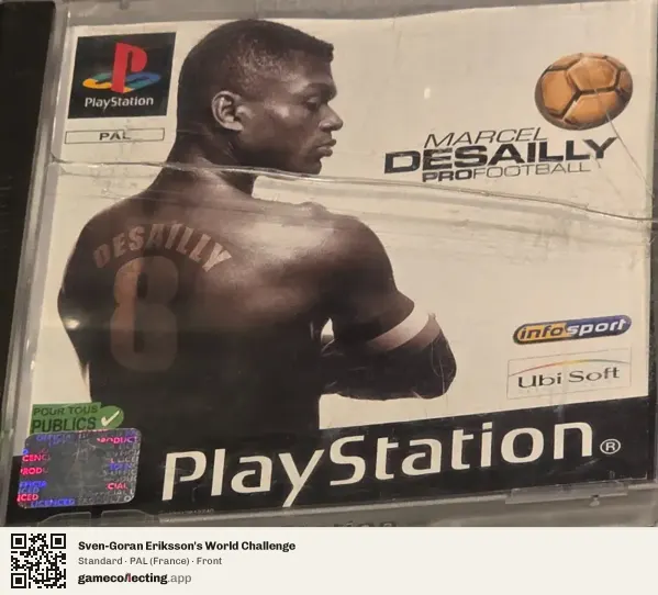 Sven-Goran Eriksson's World Challenge PlayStation, France box front
