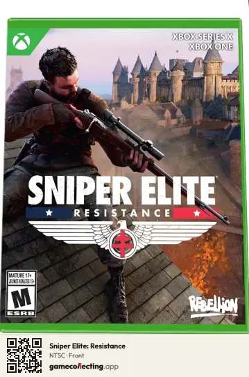 Sniper Elite: Resistance Xbox Series X, NTSC box front