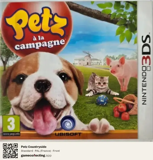 Petz Countryside Nintendo 3DS, France box front