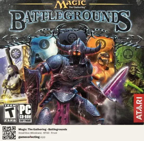Magic: The Gathering - Battlegrounds Computer, NTSC box front