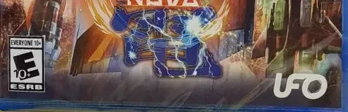Raiden Nova, the ESRB box on its front