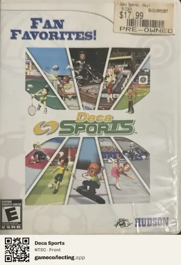 Deca Sports Nintendo Wii, NTSC box front