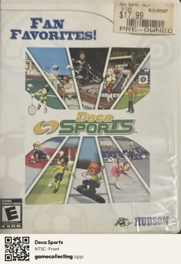 Deca Sports Nintendo Wii, NTSC box front