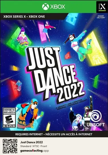 Just Dance 2022 Xbox Series X, NTSC box front