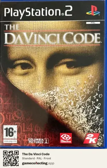 The Da Vinci Code PlayStation 2, PAL box front