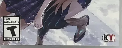 Blue Reflection: Second Light, the ESRB box on its front