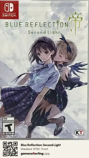 Blue Reflection: Second Light Nintendo Switch, NTSC box front