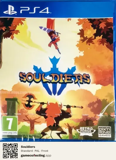Souldiers PlayStation 4, PAL box front