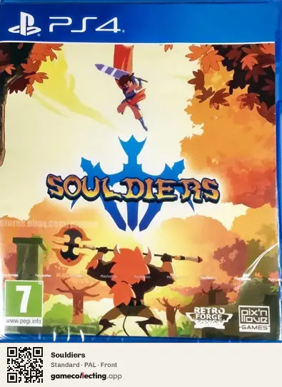 Souldiers PlayStation 4, PAL box front