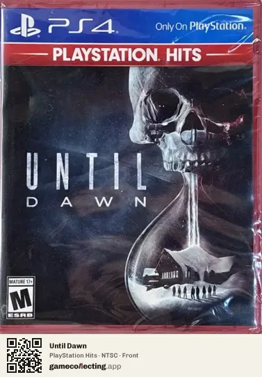 Until Dawn PlayStation 4, NTSC box front