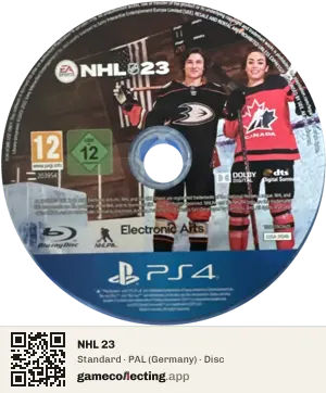 NHL 23 PlayStation 4, PAL disc