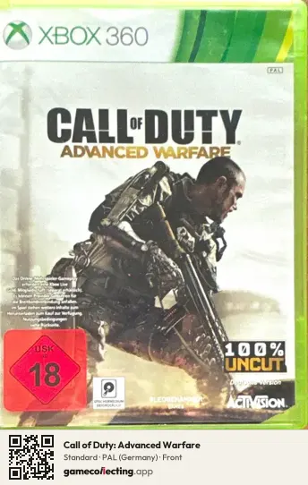 Call of Duty: Advanced Warfare Xbox 360, Germany box front