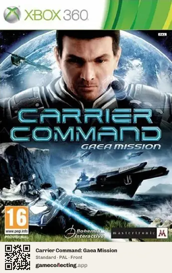 Carrier Command: Gaea Mission Xbox 360, PAL box front