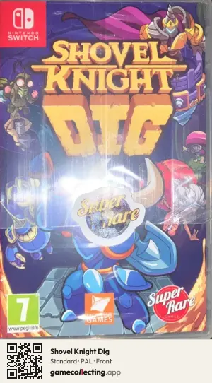 Shovel Knight Dig Nintendo Switch, PAL box front