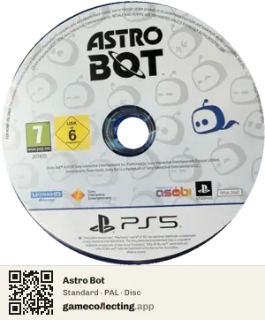 Astro Bot PlayStation 5, PAL disc