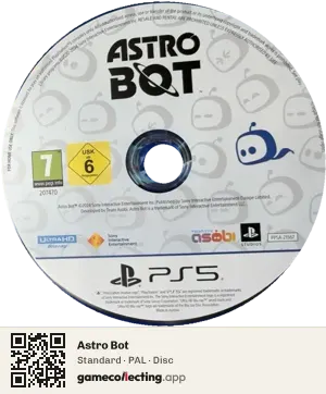 Astro Bot PlayStation 5, PAL disc