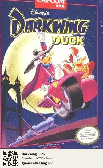 Darkwing Duck Nintendo Entertainment System, NTSC box front