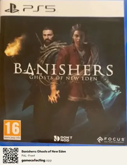 Banishers: Ghosts of New Eden PlayStation 5, PAL box front