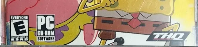 The SpongeBob SquarePants Movie, the ESRB box on its front