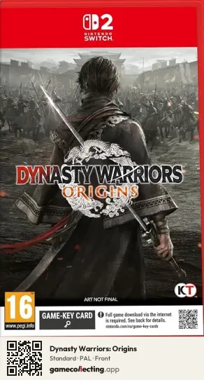 Dynasty Warriors: Origins Nintendo Switch 2, PAL box front