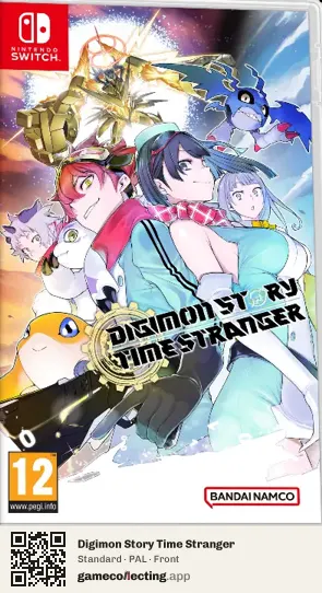 Digimon Story Time Stranger Nintendo Switch, PAL box front