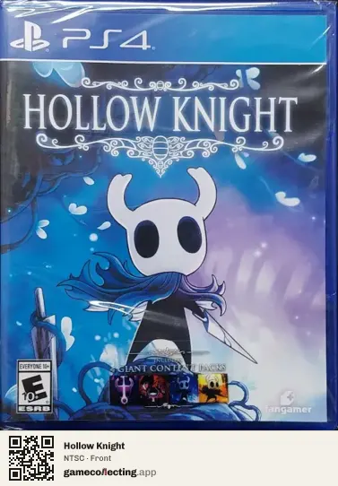 Hollow Knight PlayStation 4, NTSC box front