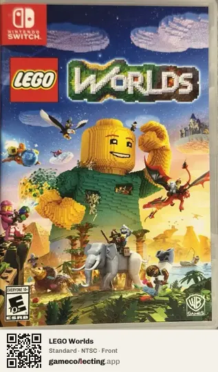 LEGO Worlds Nintendo Switch, NTSC box front