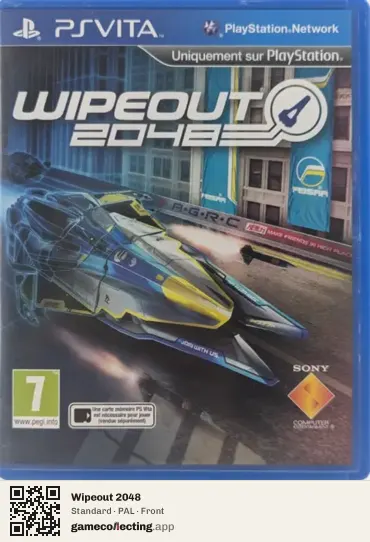 Wipeout 2048 PlayStation Vita, PAL box front
