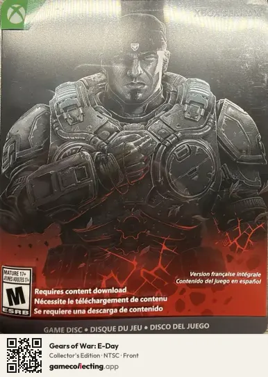Gears of War: E-Day Xbox Series X, NTSC box front