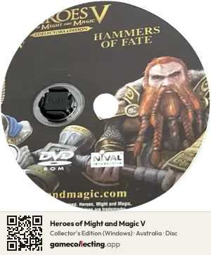 Heroes of Might and Magic V Computer, Australia disc
