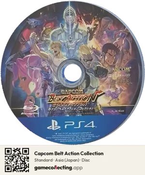 Capcom Belt Action Collection PlayStation 4, Asia disc