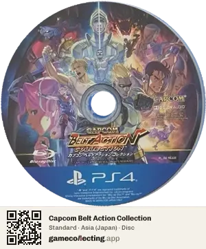Capcom Belt Action Collection PlayStation 4, Asia disc