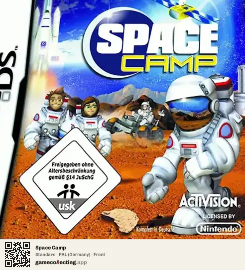 Space Camp Nintendo DS, Germany box front