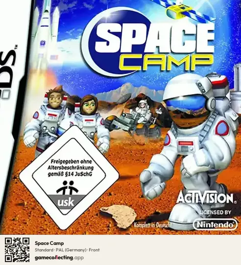Space Camp Nintendo DS, Germany box front