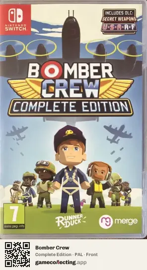 Bomber Crew Nintendo Switch, PAL box front