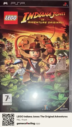 LEGO Indiana Jones: The Original Adventures PlayStation Portable, PAL box front