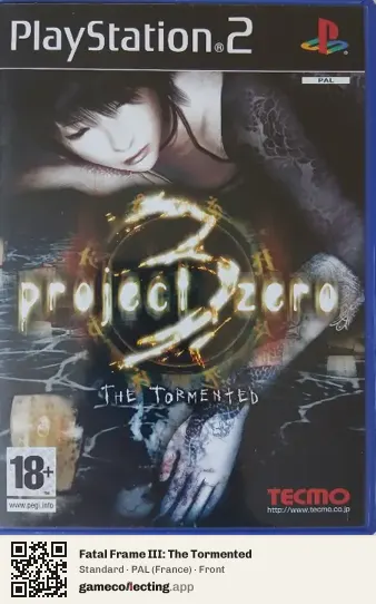 Fatal Frame III: The Tormented PlayStation 2, France box front