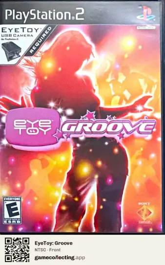 EyeToy: Groove PlayStation 2, NTSC box front
