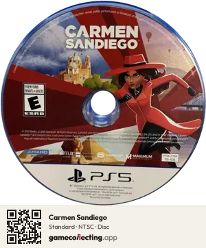 Carmen Sandiego PlayStation 5, NTSC disc
