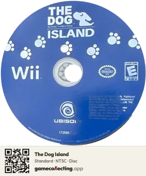 The Dog Island Nintendo Wii, NTSC disc