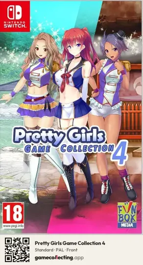 Pretty Girls Game Collection 4 Nintendo Switch, PAL box front