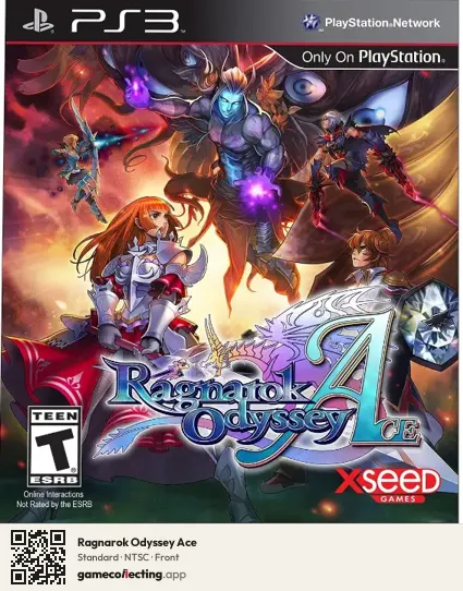 Ragnarok Odyssey Ace PlayStation 3, NTSC box front