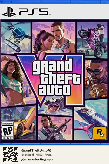 Grand Theft Auto VI PlayStation 5, NTSC box front
