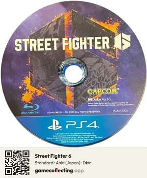Street Fighter 6 PlayStation 4, Asia disc
