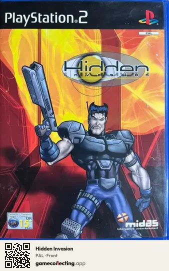 Hidden Invasion PlayStation 2, PAL box front