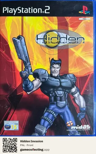 Hidden Invasion PlayStation 2, PAL box front
