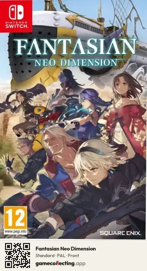 Fantasian Neo Dimension Nintendo Switch, PAL box front