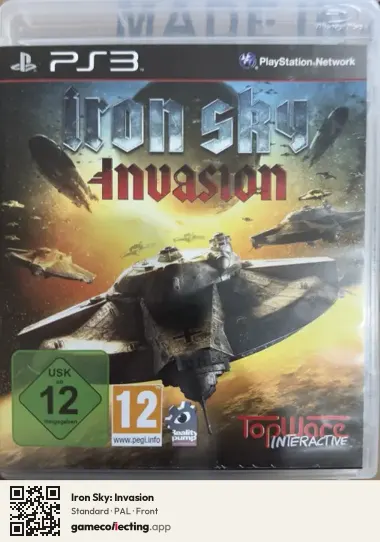Iron Sky: Invasion PlayStation 3, PAL box front