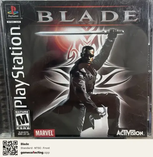 Blade PlayStation, NTSC box front