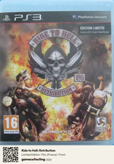 Ride to Hell: Retribution PlayStation 3, France box front